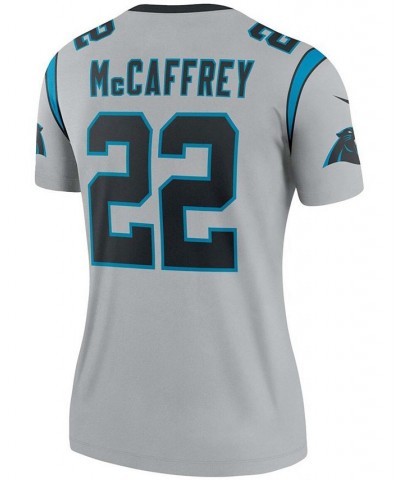 Women's Christian McCaffrey Silver Carolina Panthers Inverted Legend Jersey Silver $47.30 Jersey