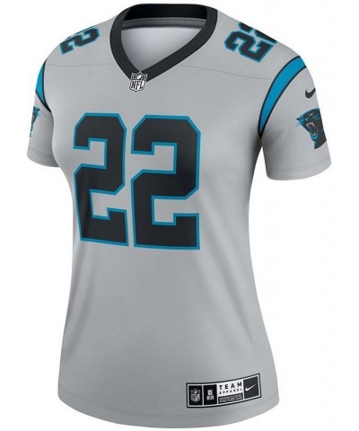 Women's Christian McCaffrey Silver Carolina Panthers Inverted Legend Jersey Silver $47.30 Jersey