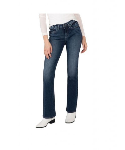 Women's The Curvy High Rise Bootcut Jeans Indigo $32.45 Jeans