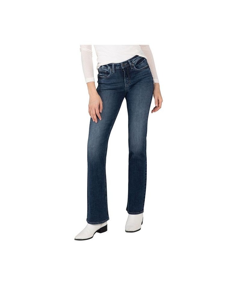 Women's The Curvy High Rise Bootcut Jeans Indigo $32.45 Jeans