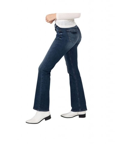 Women's The Curvy High Rise Bootcut Jeans Indigo $32.45 Jeans