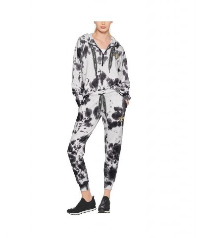 Women's White Black New Orleans Saints Melody Tie-Dye Jogger Pants White, Black $35.10 Pants