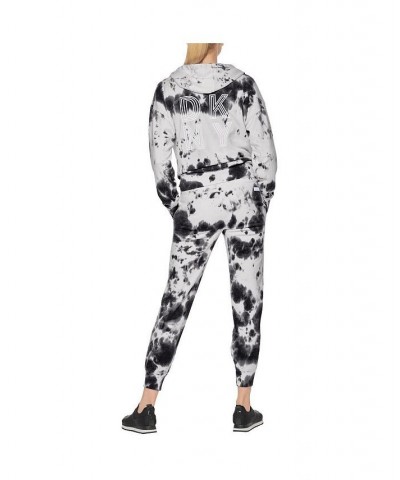 Women's White Black New Orleans Saints Melody Tie-Dye Jogger Pants White, Black $35.10 Pants