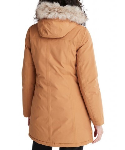 Waterproof Hooded Parka Brown $105.78 Coats