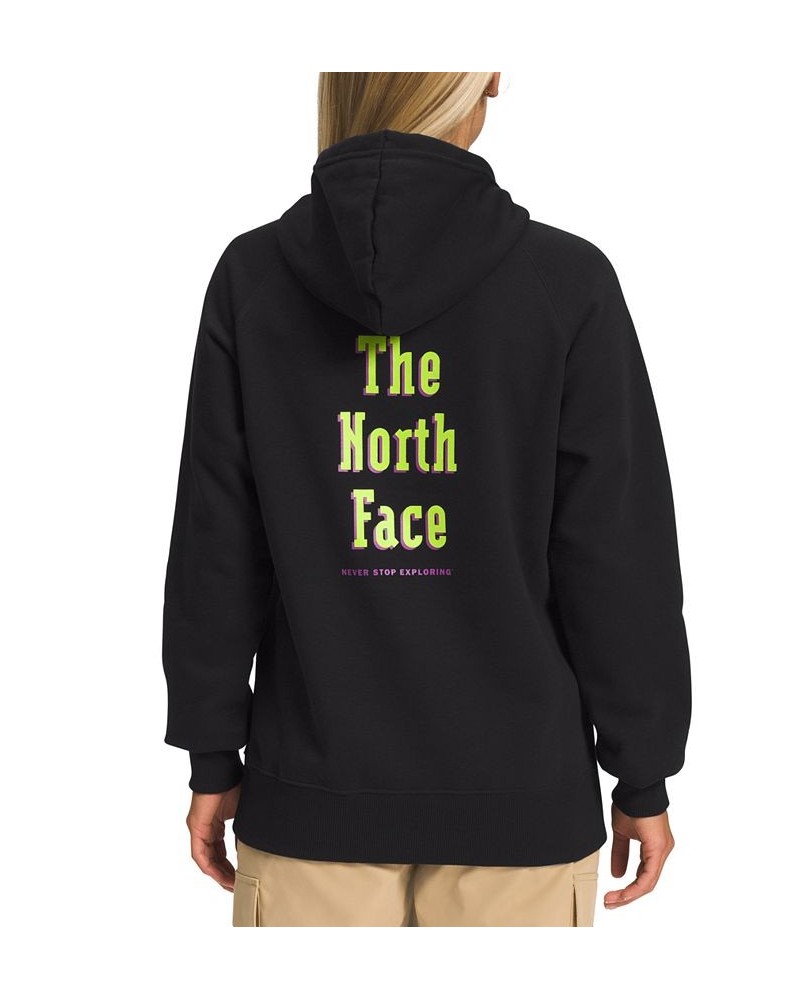 Women's Brand Proud Pullover Hoodie Black $33.00 Tops