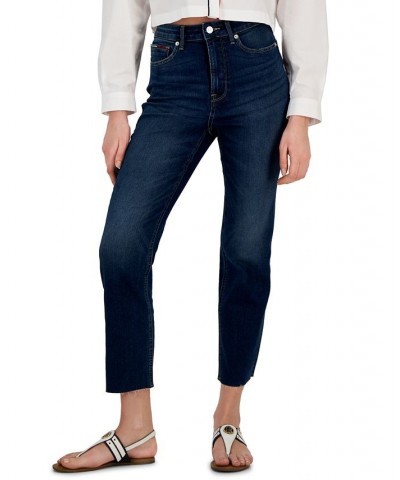 Women's High-Rise Straight Ankle Jeans Timor Wash $17.38 Jeans