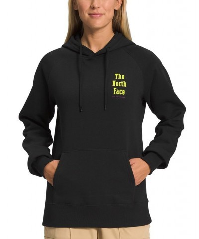 Women's Brand Proud Pullover Hoodie Black $33.00 Tops