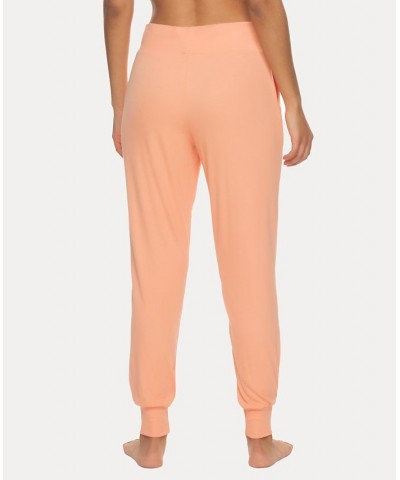 Women's Primavera Rib Joggers Orange $32.50 Sleepwear