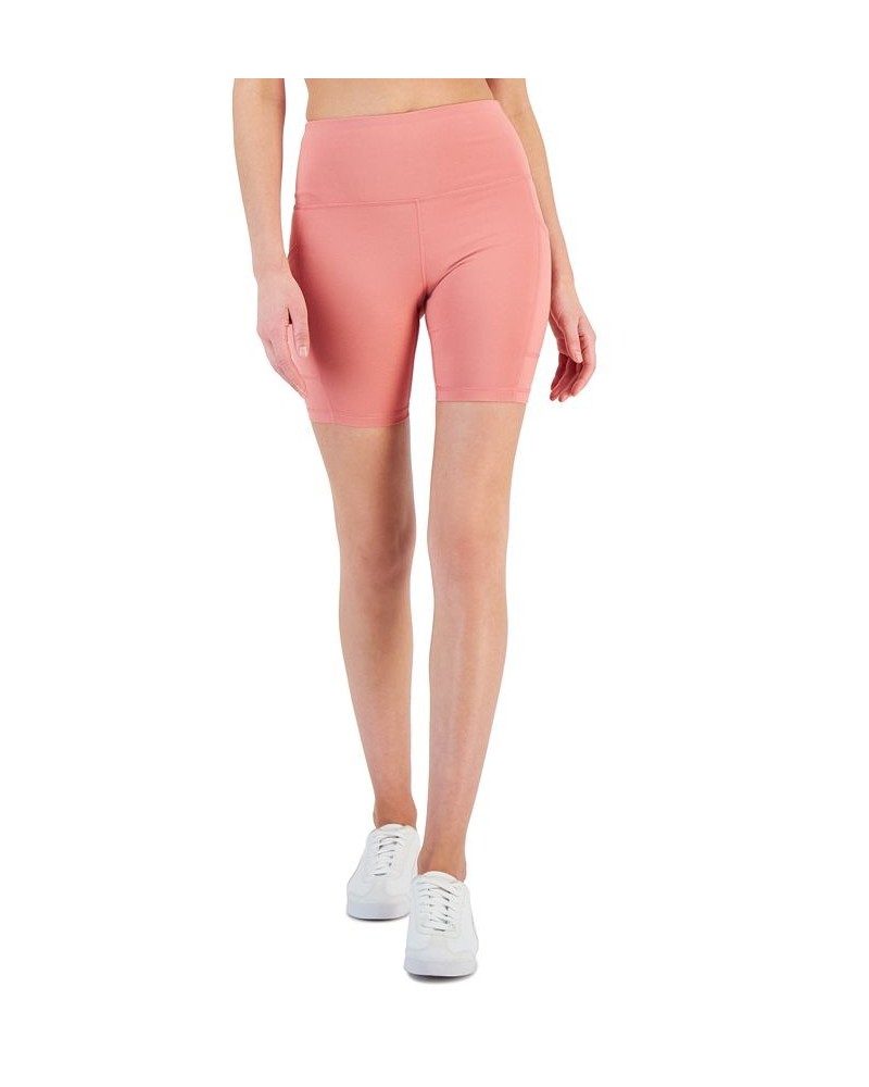 Petite Compression 7" Bike Shorts Pink $13.08 Shorts