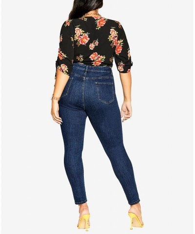 Trendy Plus Size Harley Classic Mid Rise Skinny Jeans Medium Denim $32.39 Jeans