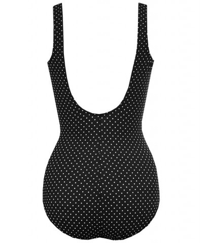 Pin-Point Oceanus Allover Slimming One Piece Black $55.80 Swimsuits