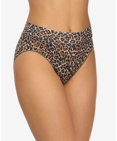 Women's Leopard-Print French Brief 2X2134 Brown/black $18.33 Panty