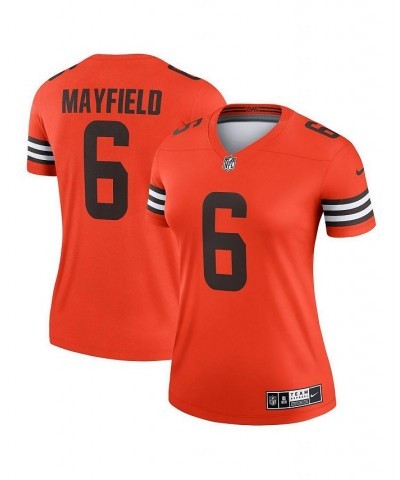 Women's Baker Mayfield Orange Cleveland Browns Inverted Legend Jersey Orange $55.00 Jersey