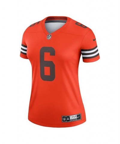 Women's Baker Mayfield Orange Cleveland Browns Inverted Legend Jersey Orange $55.00 Jersey