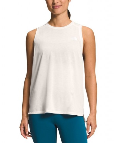 Women's Wander Slitback Tank Top White $22.00 Tops