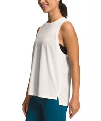 Women's Wander Slitback Tank Top White $22.00 Tops