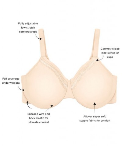 Perfect Primer Underwire Bra 855213 Up To I Cup Pink $43.20 Bras