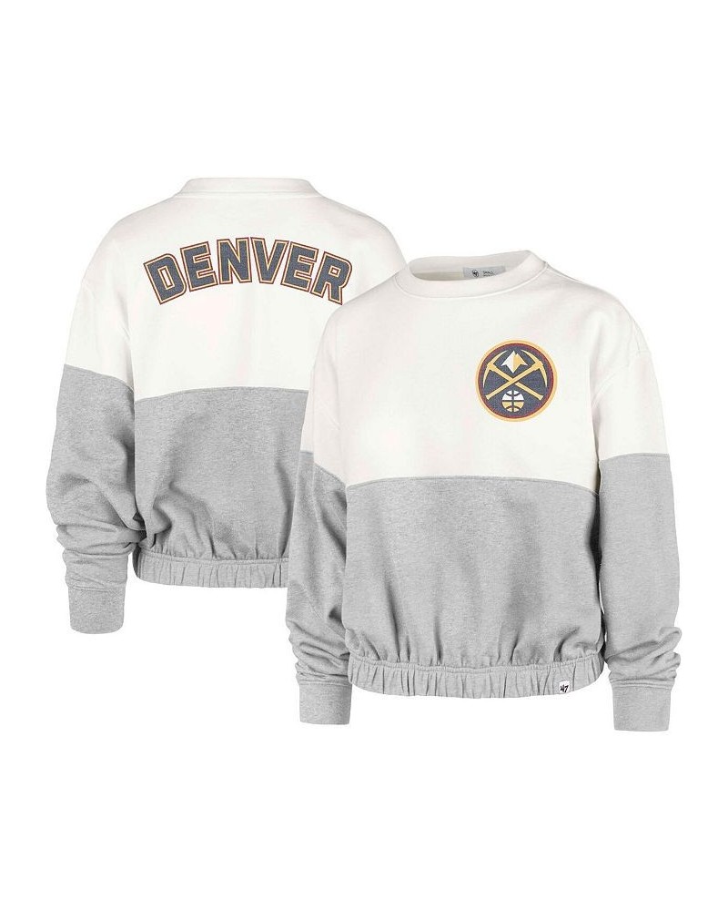 Women's Cream Denver Nuggets 2022/23 City Edition Take Two Bonita Sweatshirt Cream $39.60 Sweatshirts