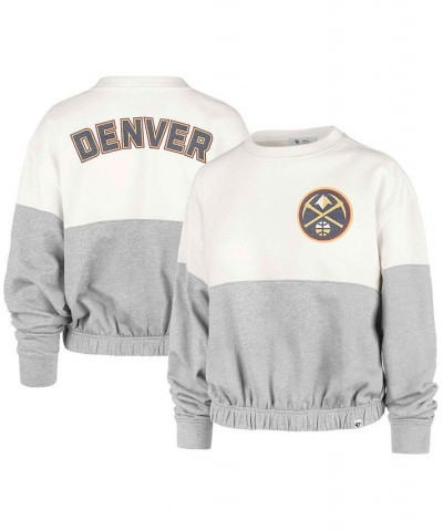 Women's Cream Denver Nuggets 2022/23 City Edition Take Two Bonita Sweatshirt Cream $39.60 Sweatshirts