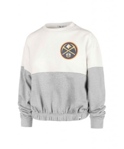 Women's Cream Denver Nuggets 2022/23 City Edition Take Two Bonita Sweatshirt Cream $39.60 Sweatshirts