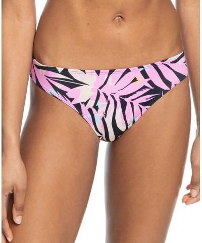 Juniors' Active Printed Hipster Bikini Bottom Anthracite Zebra Jungle $33.60 Swimsuits