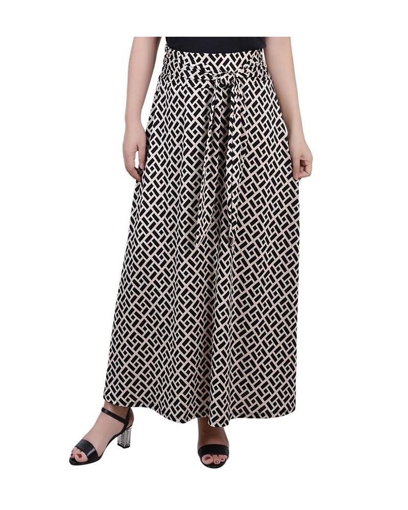 Women's Missy Maxi Skirt with Sash Waist Tie Greek Key $17.60 Skirts