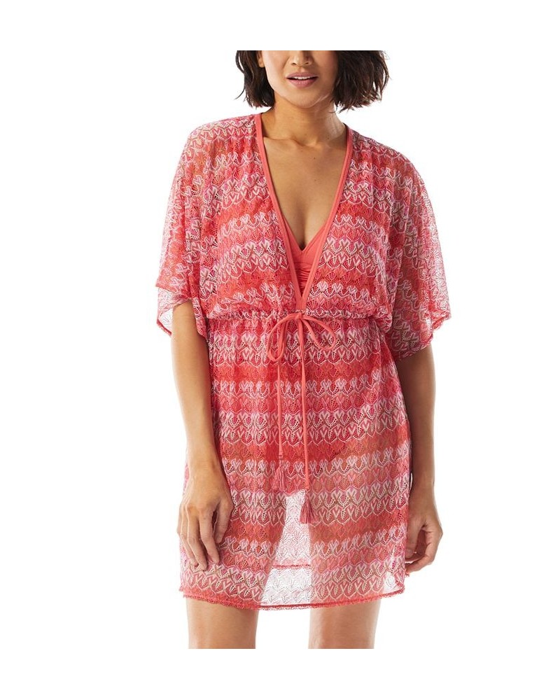 Women's Contours Caftan Printed Cover-Up Dress Multi $32.64 Swimsuits