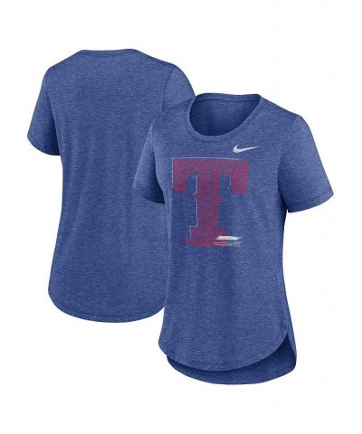 Women's Heather Royal Texas Rangers Touch Tri-Blend T-shirt Heather Royal $26.09 Tops