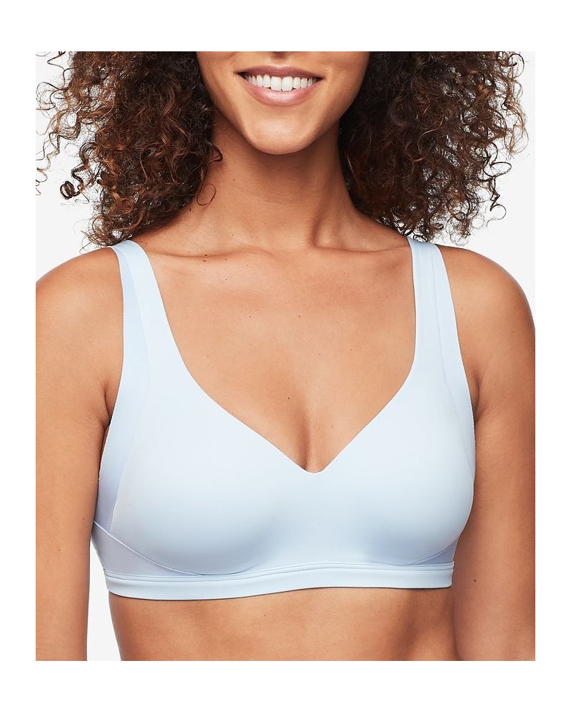 Warners No Side Effects Underarm and Back-Smoothing Comfort Wireless Lightly Lined T-Shirt Bra RA2231A Cashmere Blue $15.67 Bras