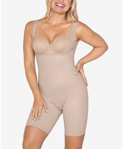 Women's Undetectable Step-In Mid-Thigh Body Shaper Tan/Beige $44.65 Shapewear