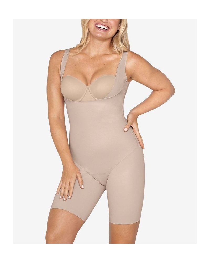 Women's Undetectable Step-In Mid-Thigh Body Shaper Tan/Beige $44.65 Shapewear