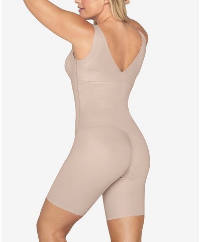 Women's Undetectable Step-In Mid-Thigh Body Shaper Tan/Beige $44.65 Shapewear