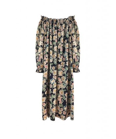 Women's Grace Dress in Navy Floral Navy floral $176.00 Dresses