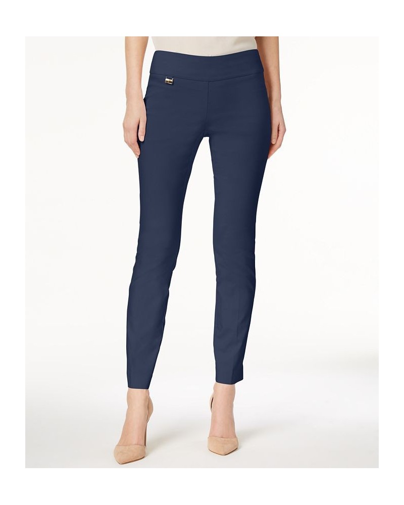 Petite Tummy-Control Pull-On Skinny Pants Petite & Petite Short Modern Navy $19.59 Pants