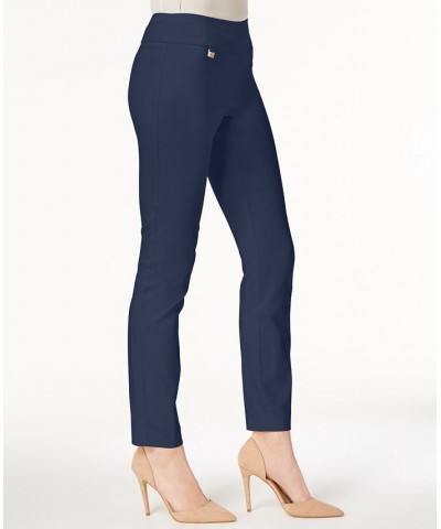 Petite Tummy-Control Pull-On Skinny Pants Petite & Petite Short Modern Navy $19.59 Pants