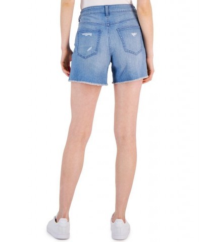 Women's Distressed Frayed-Hem Shorts Camarillo Med Wash $17.99 Shorts