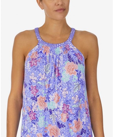 Women's Sleeveless Sleep Chemise Peri Floral $26.66 Sleepwear