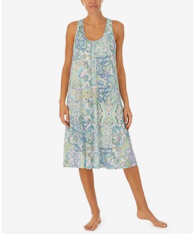 Women's Midi Gown Mint Patchwork $33.30 Sleepwear