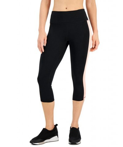 Active Petite Colorblocked Cropped Leggings Noir Peach Echo $11.48 Pants