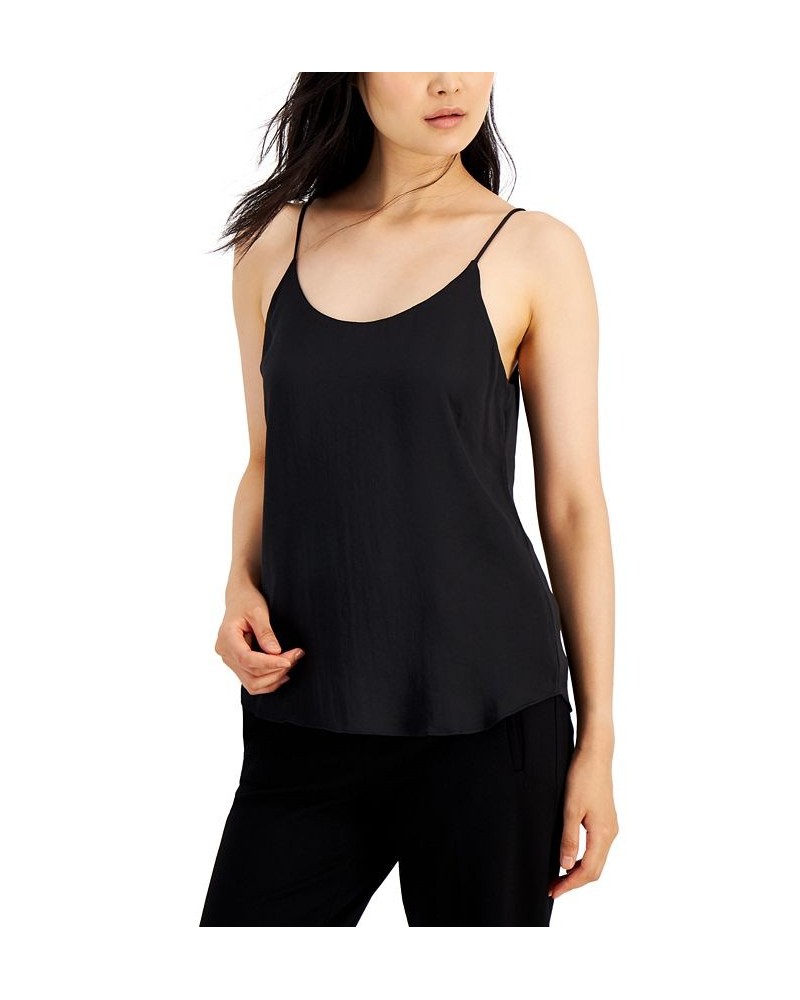 Women's Scoop-Neck Camisole Black $21.56 Tops