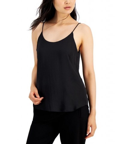 Women's Scoop-Neck Camisole Black $21.56 Tops