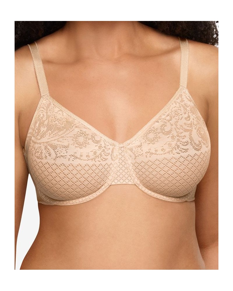 Visual Effects Minimizer Bra 857210 Up To I Cup Tan/Beige $32.80 Bras