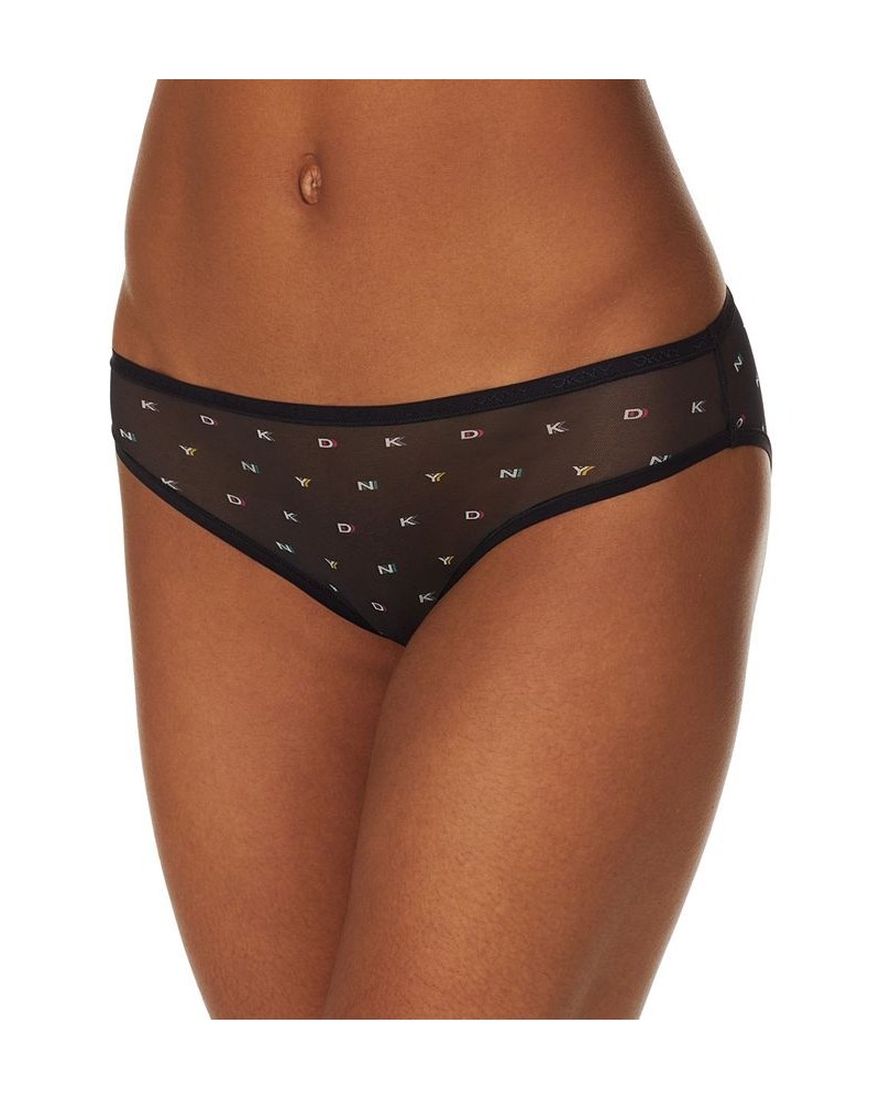 Logo Mesh Bikini Underwear DK5086 Shadow Logo Print $9.74 Panty