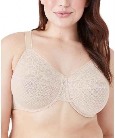 Visual Effects Minimizer Bra 857210 Up To I Cup Tan/Beige $32.80 Bras