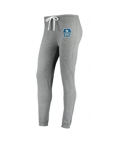 Women's Gray Philadelphia 76ers Dundee Classic Sweatpants Gray $37.60 Pants