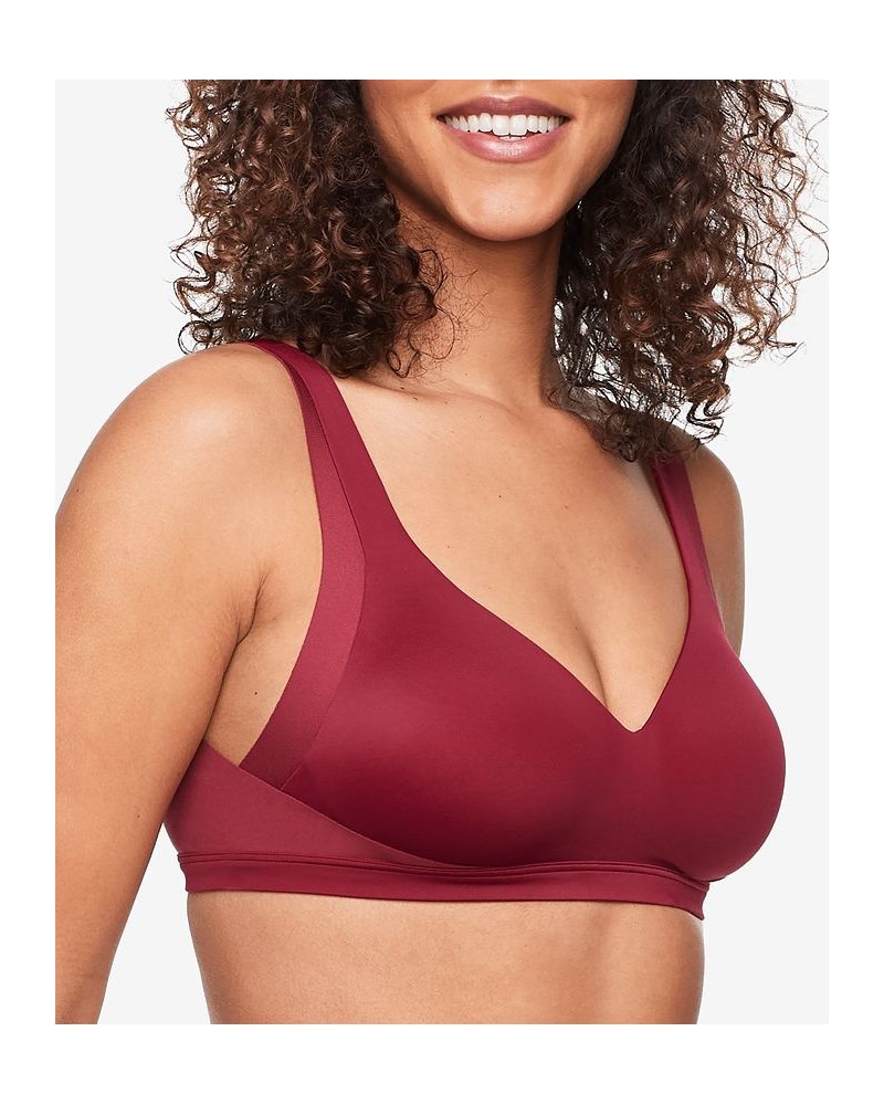 Warners No Side Effects Underarm and Back-Smoothing Comfort Wireless Lightly Lined T-Shirt Bra RA2231A Raspberry Jam $15.67 Bras