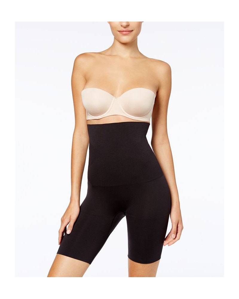 Women's Ultra Tummy-Control Seamless High Waist Thigh Slimmer 12622 Black $25.20 Shapewear