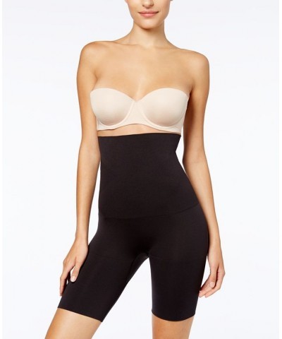 Women's Ultra Tummy-Control Seamless High Waist Thigh Slimmer 12622 Black $25.20 Shapewear