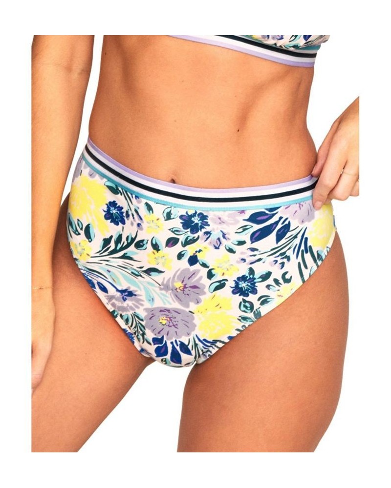 Gisele Women's Swimwear High-Waist Bikini Bottom White $13.97 Swimsuits