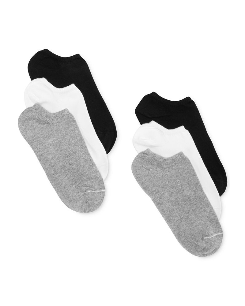 Women's 6 Pack Cotton No Show Socks Multi $16.24 Socks